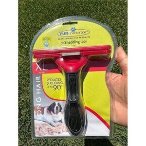Furminator Deshedding Tool XL Big Size Dog Long Hair Brush & Massaging NEW
